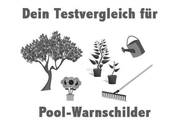 Pool-Warnschilder