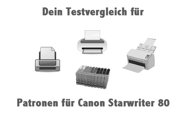 Patronen für Canon Starwriter 80